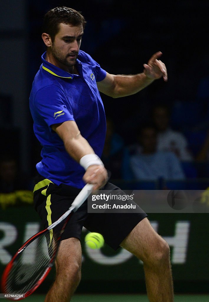 Marin Cilic vs Mikhail Kukushkin - Kremlin Cup 2014 Tennis Tournament