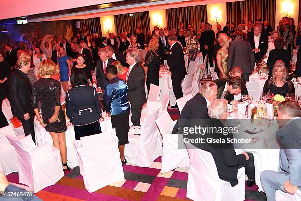General view at the Monti Memorial Charity Gala, thinking of Monti Lueftner at Hotel Vier Jahreszeiten on October 18, 2014 in Munich, Germany.
