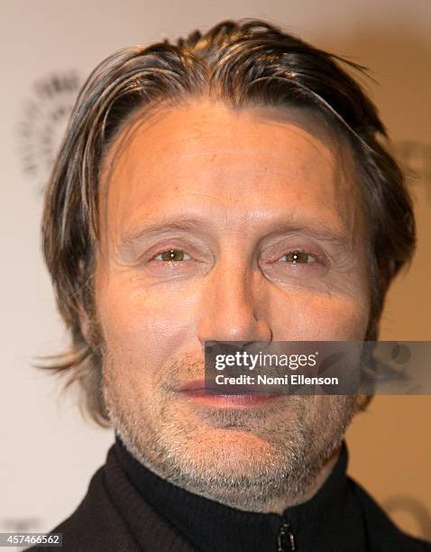 Mads Mikkelsen attends the 2nd Annual Paleyfest New York Presents: "Hannibal" at Paley Center For Media on October 18, 2014 in New York, New York.