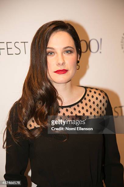 Caroline Dhavernas attends the 2nd Annual Paleyfest New York Presents: "Hannibal" at Paley Center For Media on October 18, 2014 in New York, New York.
