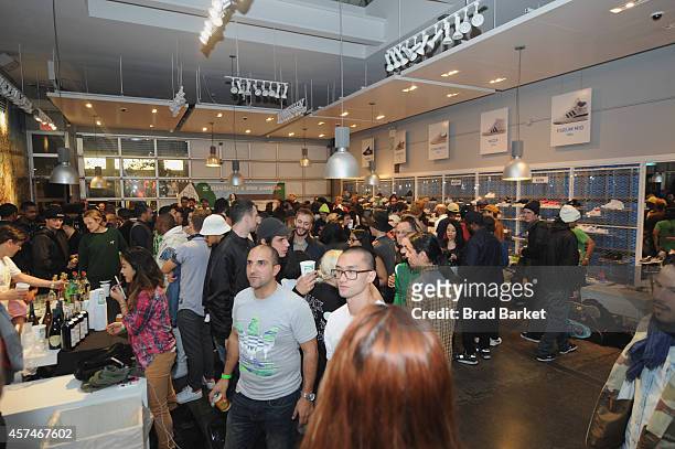 View of atmosphere at the American Dad Sneaker Launch at the Adidas Originals Store on October 18, 2014 in New York City. 25167_001_0428.JPG