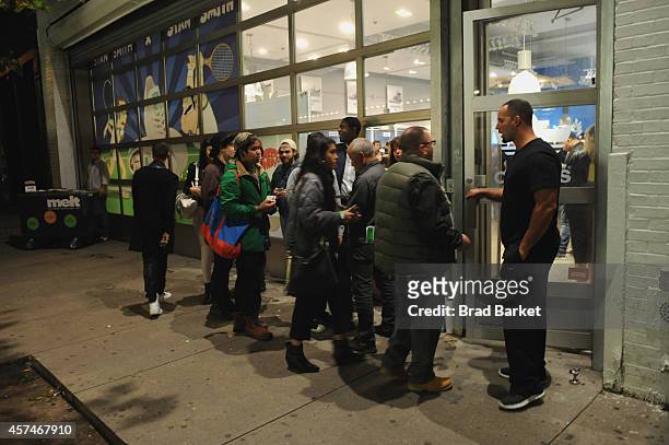 View of atmosphere at the American Dad Sneaker Launch at the Adidas Originals Store on October 18, 2014 in New York City. 25167_001_0096.JPG