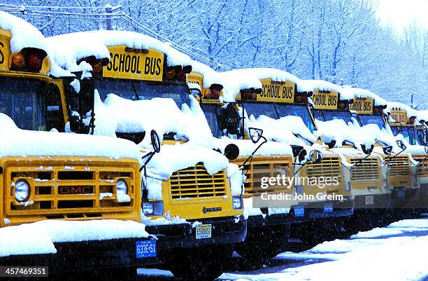 Snow Day Bus Rider 580 Snow School Bus Stock Photos, High-Res Pictures, and Images - Getty ...