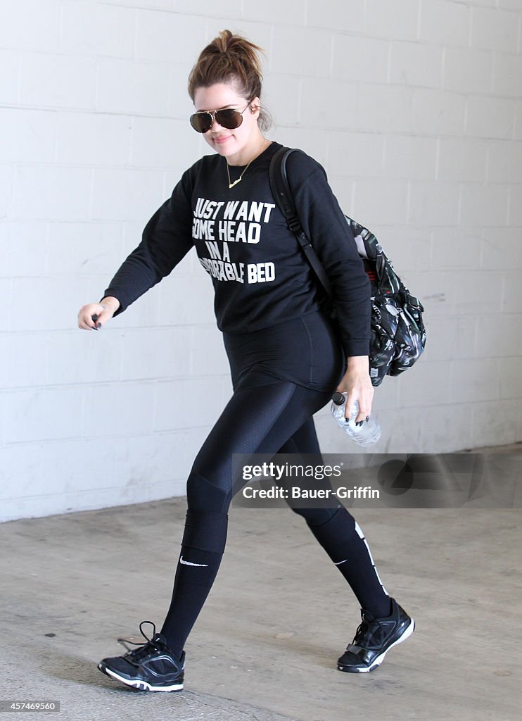 Celebrity Sightings In Los Angeles - October 18, 2014