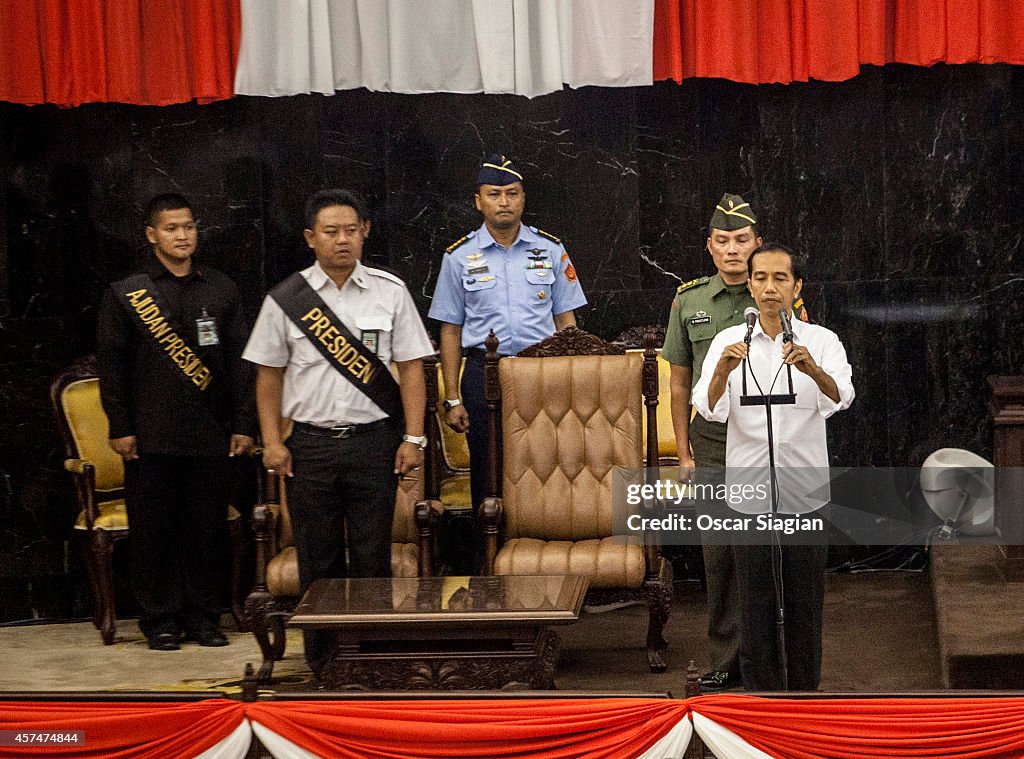 Indonesia Prepares For Joko Widodo Inauguration.