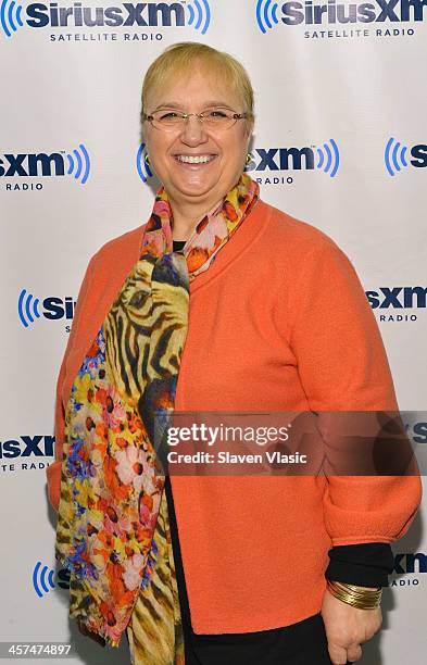 Chef/TV personality Lidia Bastianich visits SiriusXM Studios on December 17, 2013 in New York City.