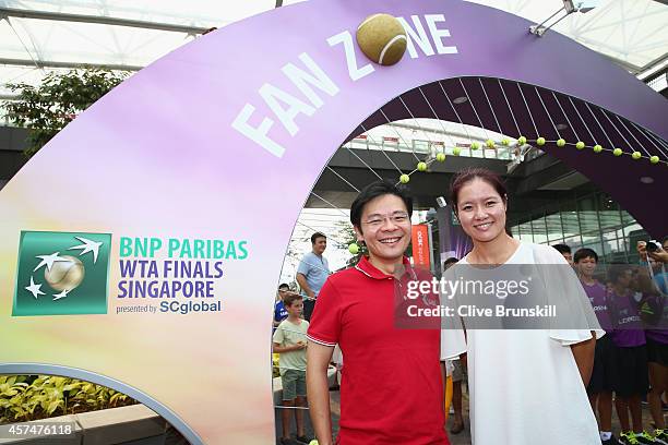 Mr Lawrence Wong Minister for Culture.Community and Youth & Second Minister for Communications and Information poses for a photograph outside the WTA...