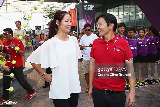 Mr Lawrence Wong Minister for Culture.Community and Youth & Second Minister for Communications and Information poses for a photograph outside the WTA...