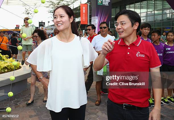 Mr Lawrence Wong Minister for Culture.Community and Youth & Second Minister for Communications and Information poses for a photograph outside the WTA...