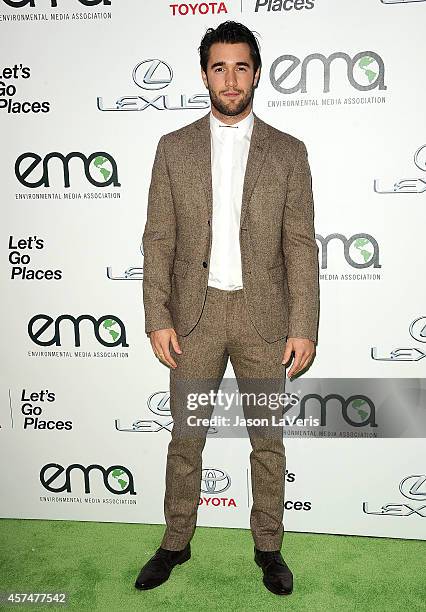 Actor Josh Bowman attends the 2014 Environmental Media Awards at Warner Bros. Studios on October 18, 2014 in Burbank, California.