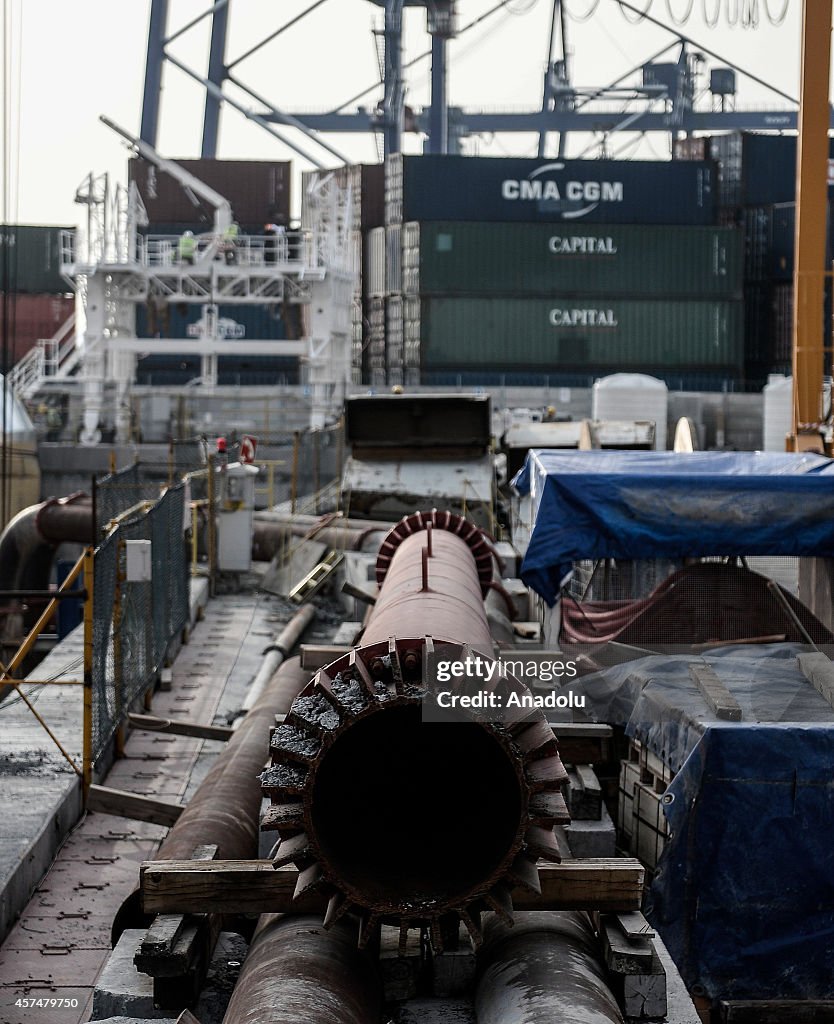 Eurasia Tunnel Project keep going on in Istanbul