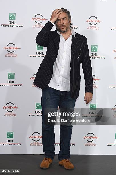 Andrea Di Stefano attends 'Escobar: Paradise Lost' Photocall during the 9th Rome Film Festival at Auditorium Parco Della Musica on October 19, 2014...