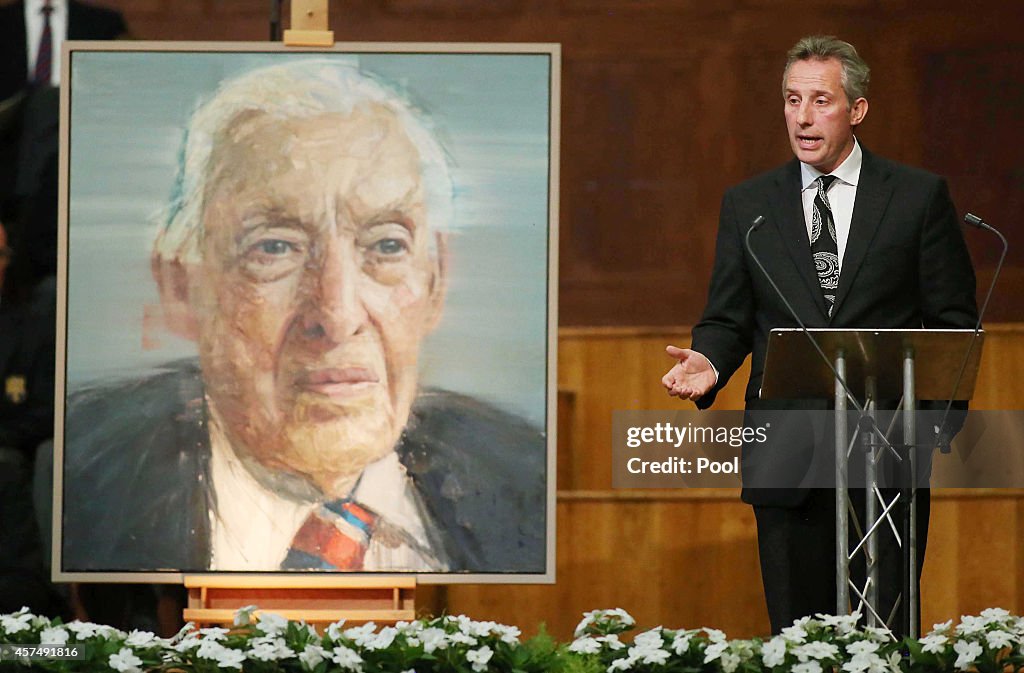 Memorial Service For Former DUP Leader Ian Paisley