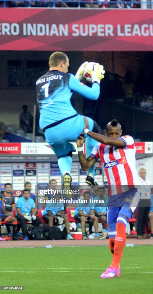 Indian Super League Football Match Between Atletico De Kolkata and Delhi Dynamos FC