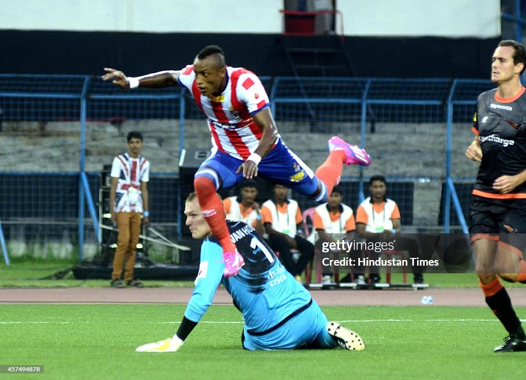 Indian Super League Football Match Between Atletico De Kolkata and Delhi Dynamos FC