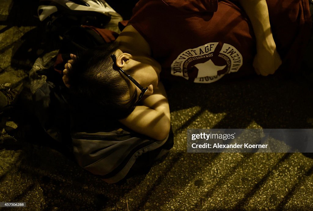 Hong Kong Police Continue To Clear Protest Sites