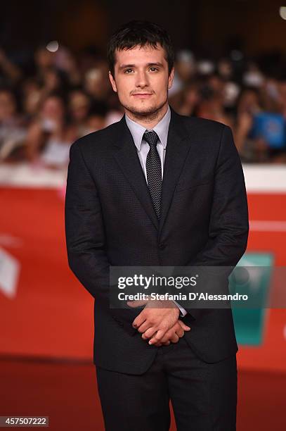 Josh Hutcherson attends 'Escobar: Paradise Lost' Red Carpet during the 9th Rome Film Festival at Auditorium Parco Della Musica on October 19, 2014 in...