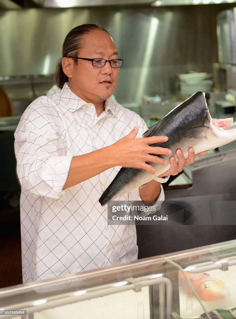 Master Sushi Rolling Class With Morimoto - Food Network New York City Wine & Food Festival Presented By FOOD & WINE