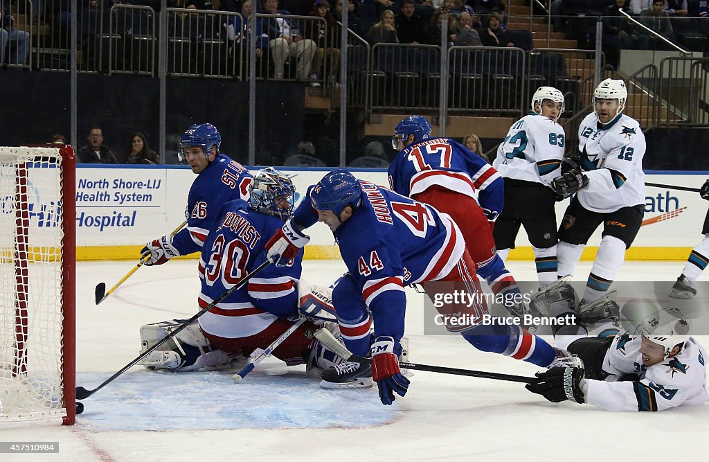 San Jose Sharks v New York Rangers