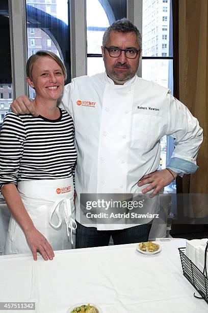Kristen Schoonover and Robert Newton of Wilma Jean at Down-Home Country Brunch Hosted By Trisha Yearwood during Food Network New York City Wine &...