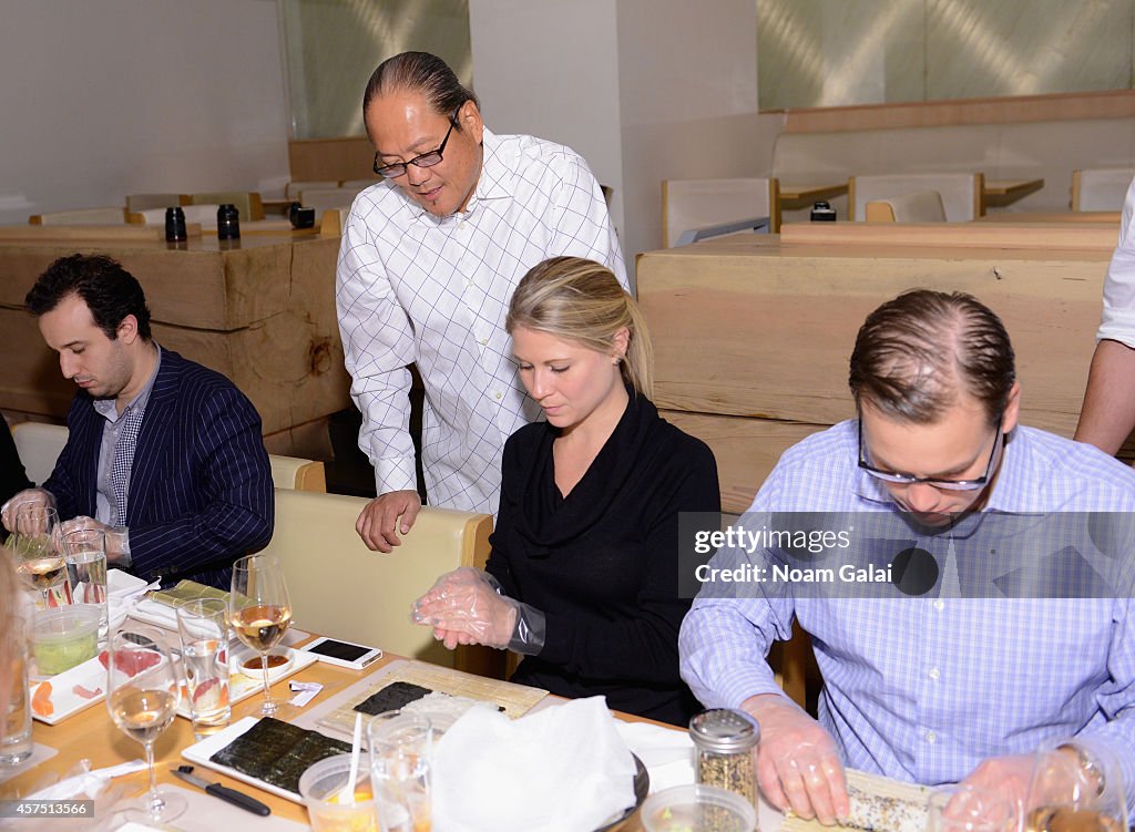 Master Sushi Rolling Class With Morimoto - Food Network New York City Wine & Food Festival Presented By FOOD & WINE