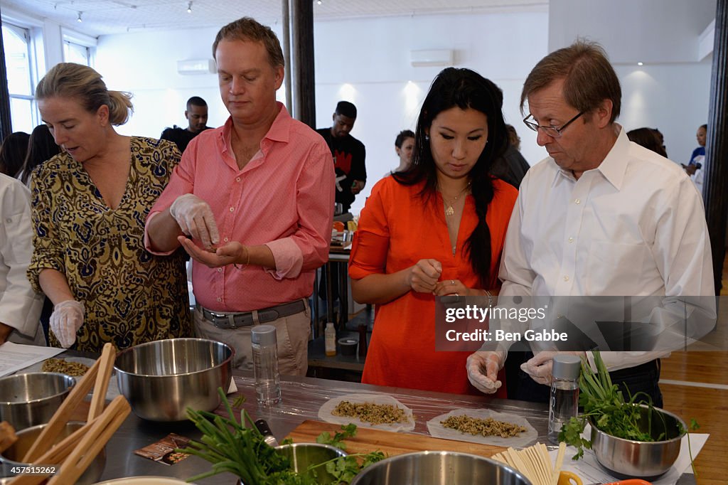 Anolon Cookware Presents Classic Canapes With Great Performances Part Of The Artisanal Cooking Series At Home Studios - Food Network New York City Wine & Food Festival Presented By FOOD & WINE