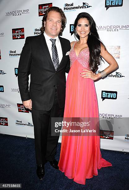 Michael Ohoven and Joyce Giraud de Ohoven attend the "The Real Housewives of Beverly Hills" and "Vanderpump Rules" premiere party at Boulevard3 on...