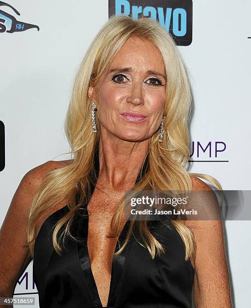 Kim Richards attends the "The Real Housewives of Beverly Hills" and "Vanderpump Rules" premiere party at Boulevard3 on October 23, 2013 in Hollywood,...