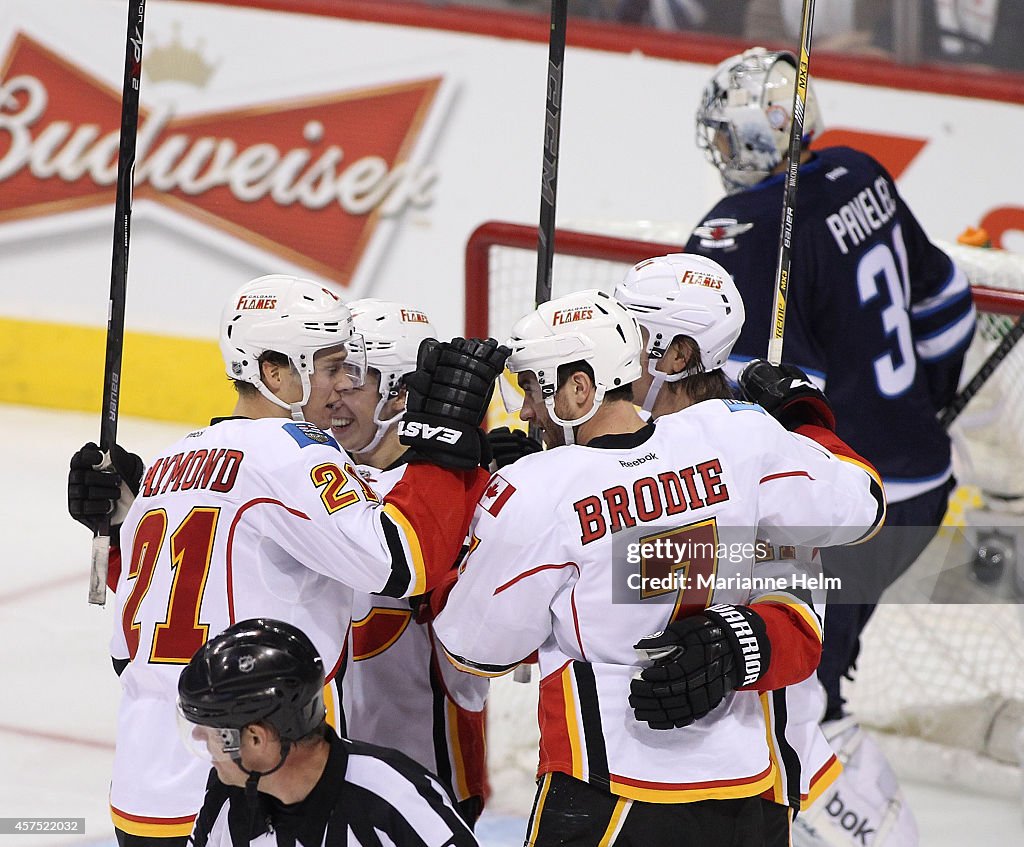 Calgary Flames v Winnipeg Jets