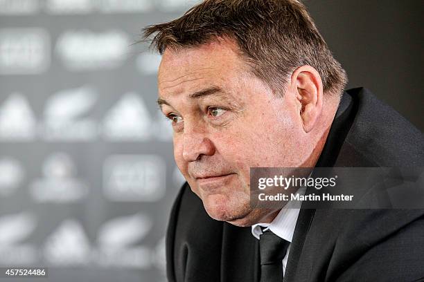 All Blacks coach Steve Hansen announces the All Blacks squad for the MyRepublic Northern Tour to the US, England, Scotland and Wales on October 20,...