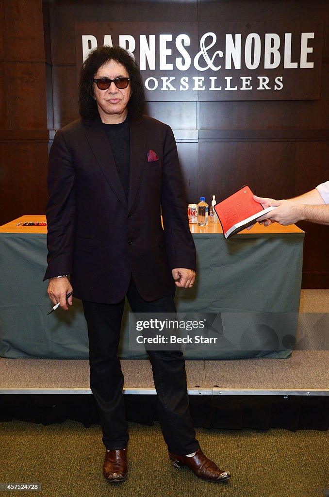 Gene Simmons Book Signing For "Me Inc."