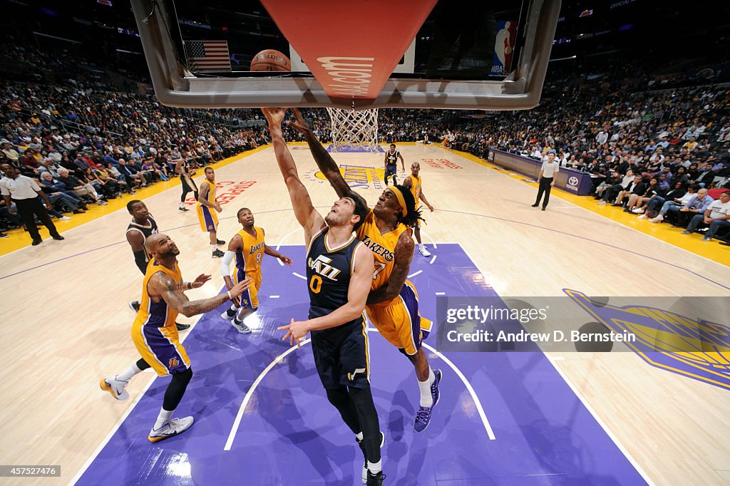 Utah Jazz v Los Angeles Lakers