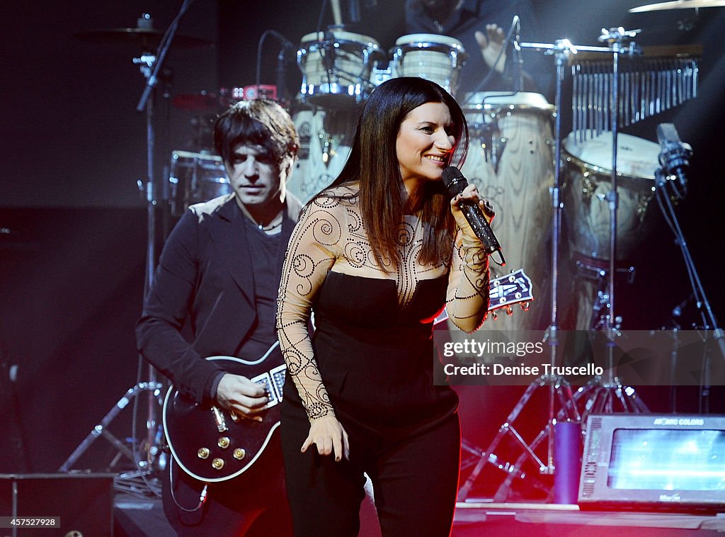 International Sensation Laura Pausini Performs Live At The Pearl At Palms Casino Resort