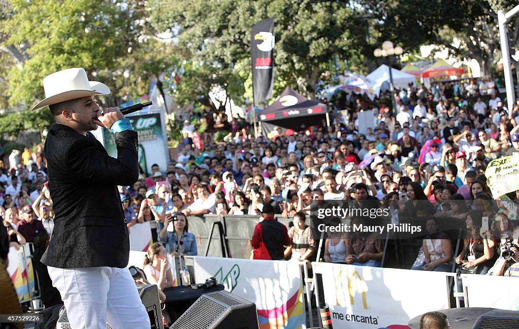 Latin GRAMMY Street Parties In LA With Los Tucanes De Tijuana