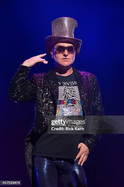 Singer-songwriter Andy Bell of Erasure performs in concert at ACL Live on October 19, 2014 in Austin, Texas.