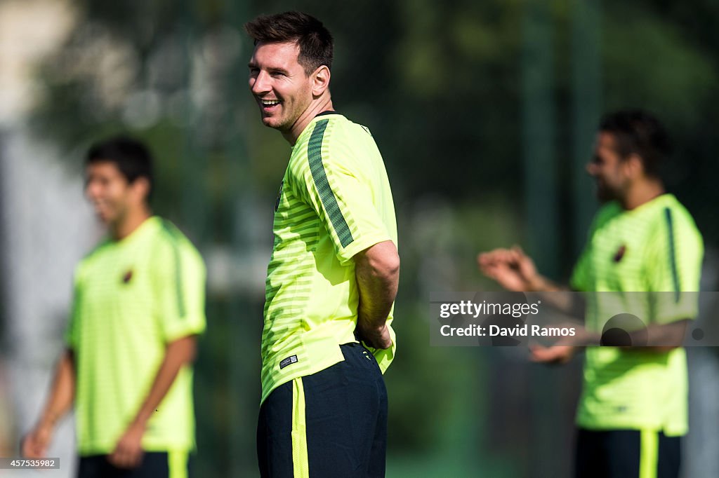 Barcelona Training Session