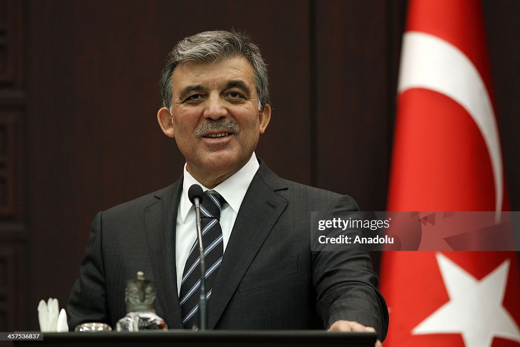 Turkish President Gul - Moldova's President Timofti