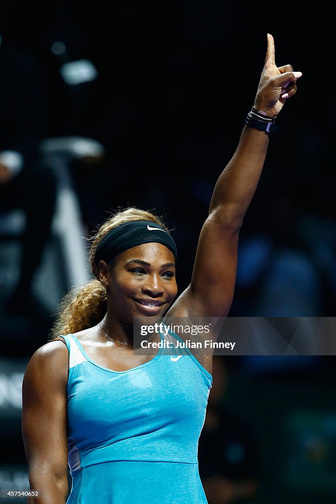 BNP Paribas WTA Finals: Singapore 2014 - Day One