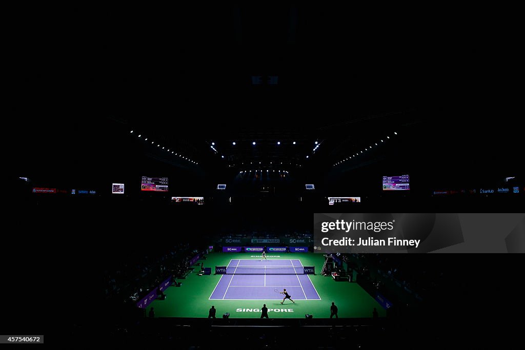 BNP Paribas WTA Finals: Singapore 2014 - Day One