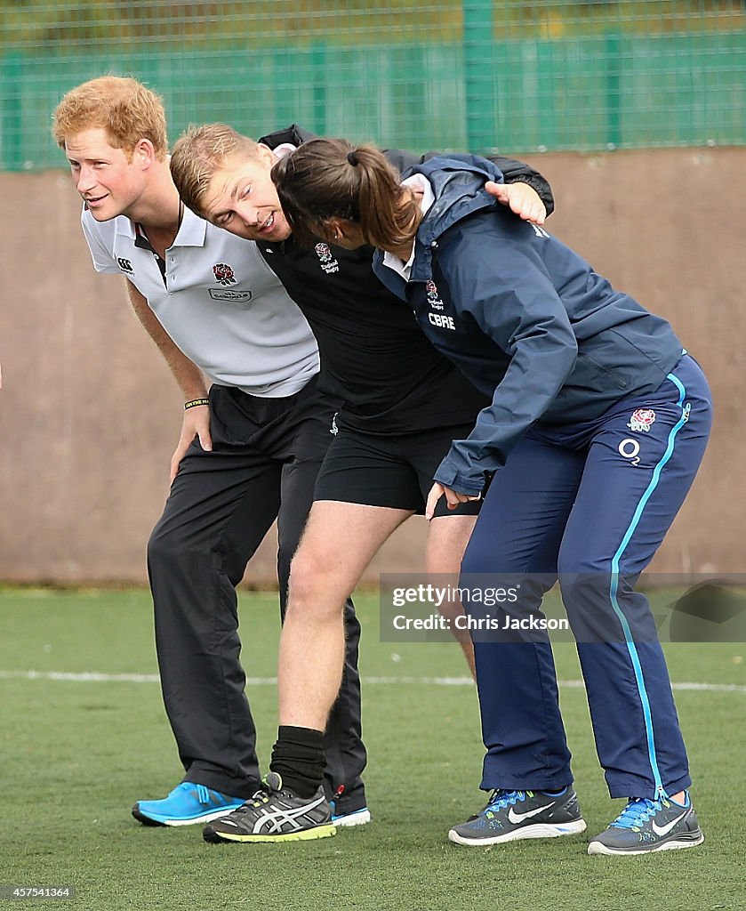 Prince Harry Visits Greater Manchester