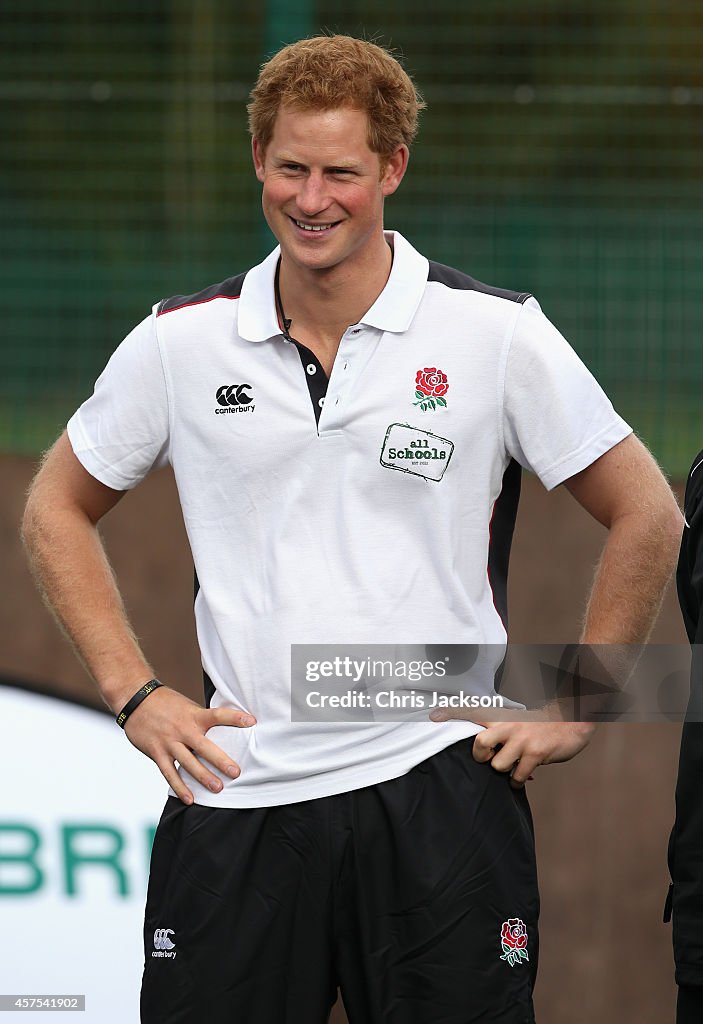 Prince Harry Visits Greater Manchester