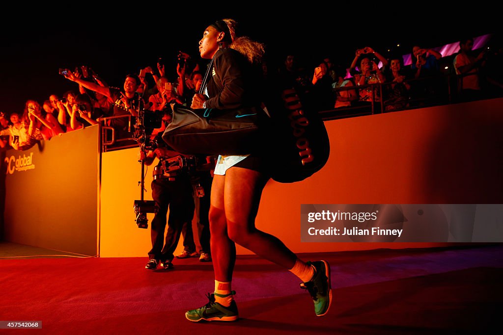 BNP Paribas WTA Finals: Singapore 2014 - Day One