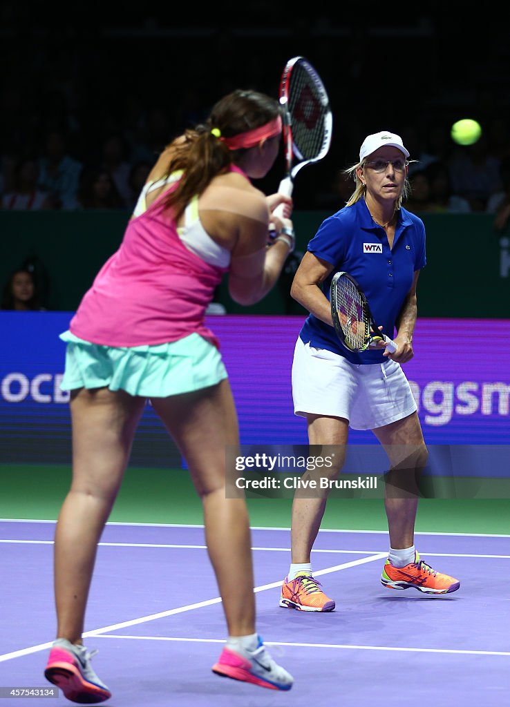 BNP Paribas WTA Finals: Singapore 2014 - Day One