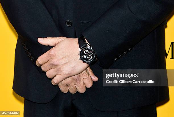 Actor Leonardo DiCaprio attends the "The Wolf Of Wall Street" premiere at Ziegfeld Theater on December 17, 2013 in New York City.