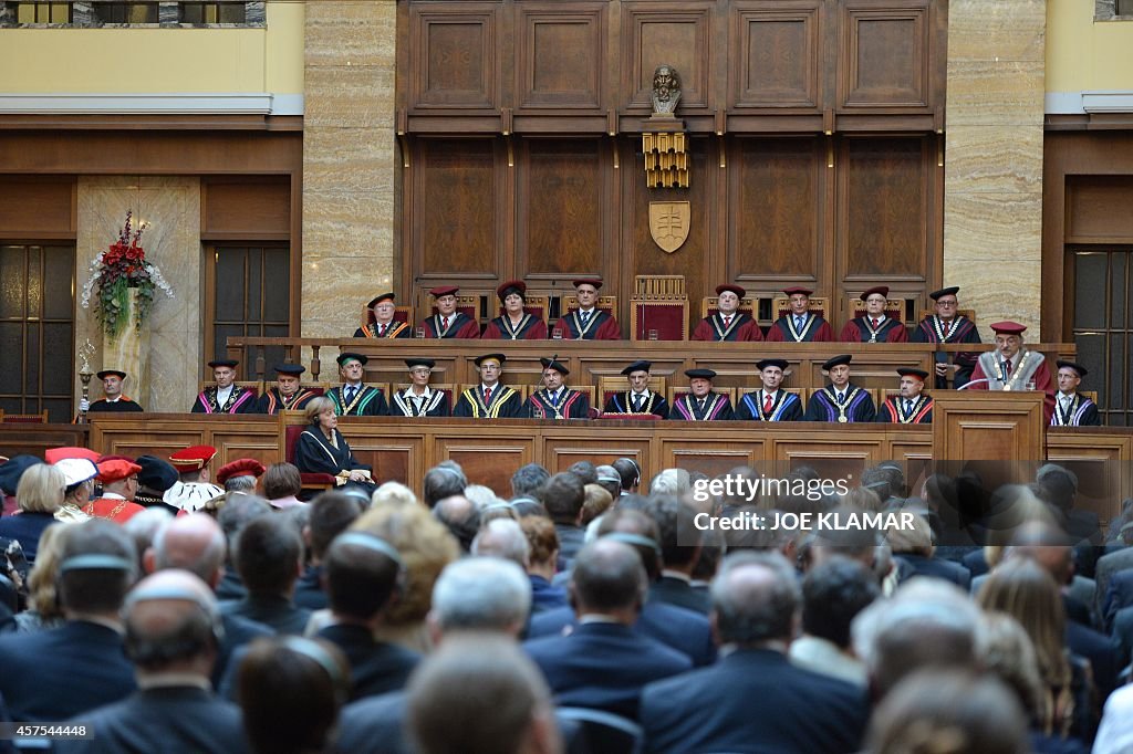 SLOVAKIA-GERMANY-MERKEL