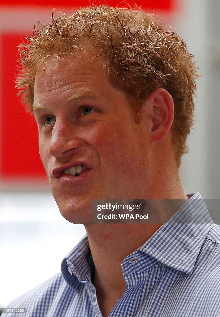 Prince Harry Visits Greater Manchester