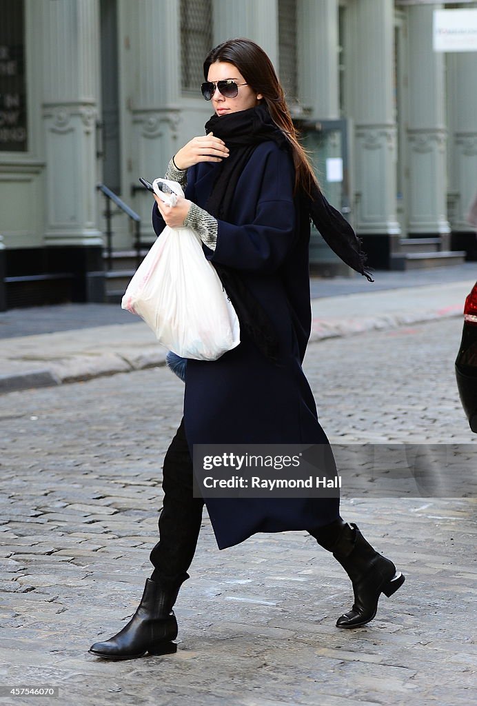 Celebrity Sightings In New York City - October 20, 2014