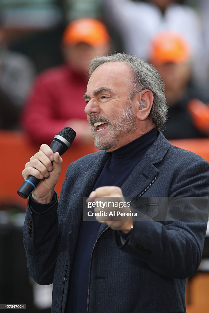 Neil Diamond Performs On NBC's "Today"