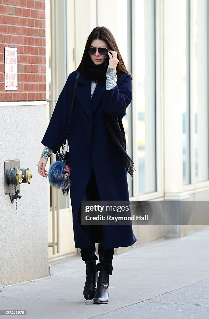 Celebrity Sightings In New York City - October 20, 2014