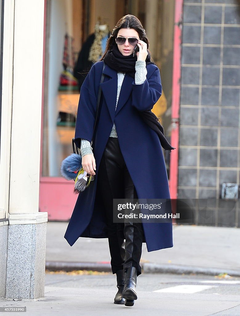 Celebrity Sightings In New York City - October 20, 2014